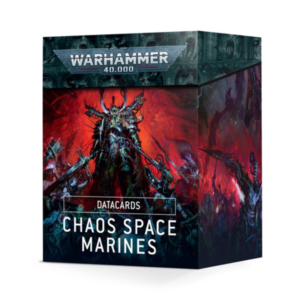 Warhammer 40k Datacards Chaos Space Marines (Used)