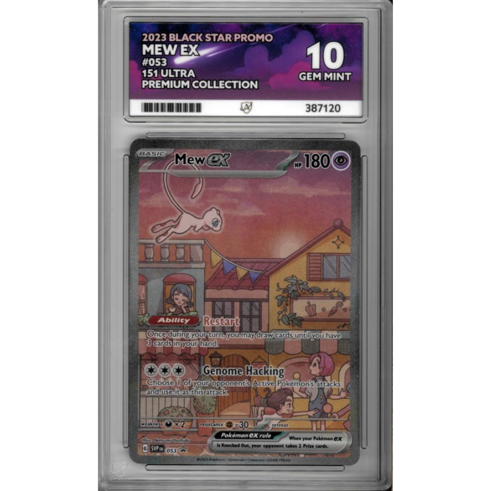 2023 Mew EX 053 Scarlet & Violet Black Star Promo ACE GRADED 10