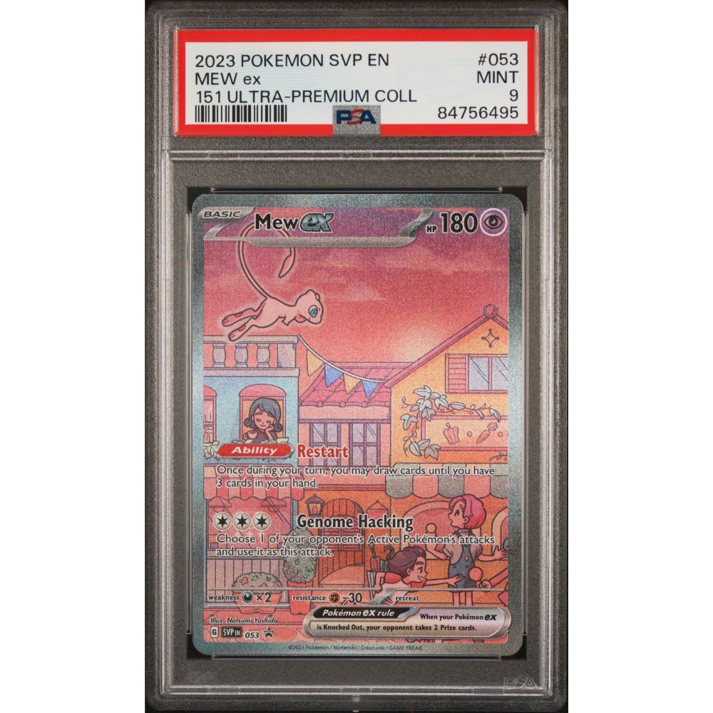 2023 Pokemon Svp En-Sv Black Star Promo #053 Mew Ex 151 Ultra-Premium Collection PSA 9