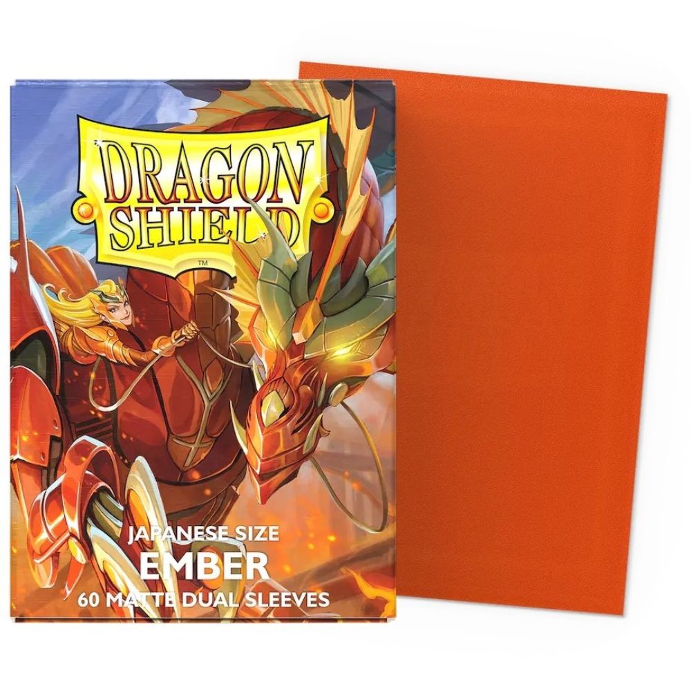 Dragon Shield Japanese Size Ember Matte Dual Sleeves
