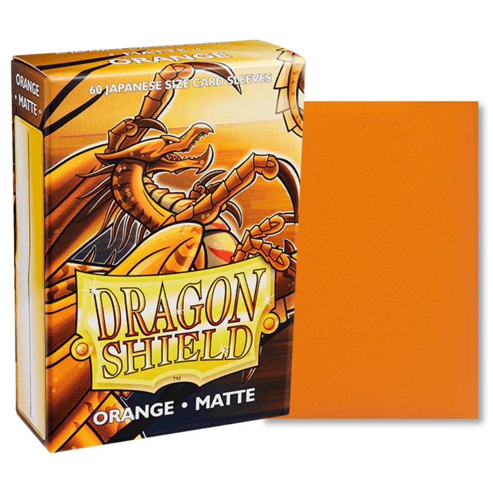 Dragon Shield Japanese Size Orange Matte Sleeves