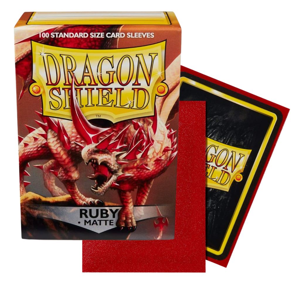 Dragon Shield Ruby Matte Sleeves
