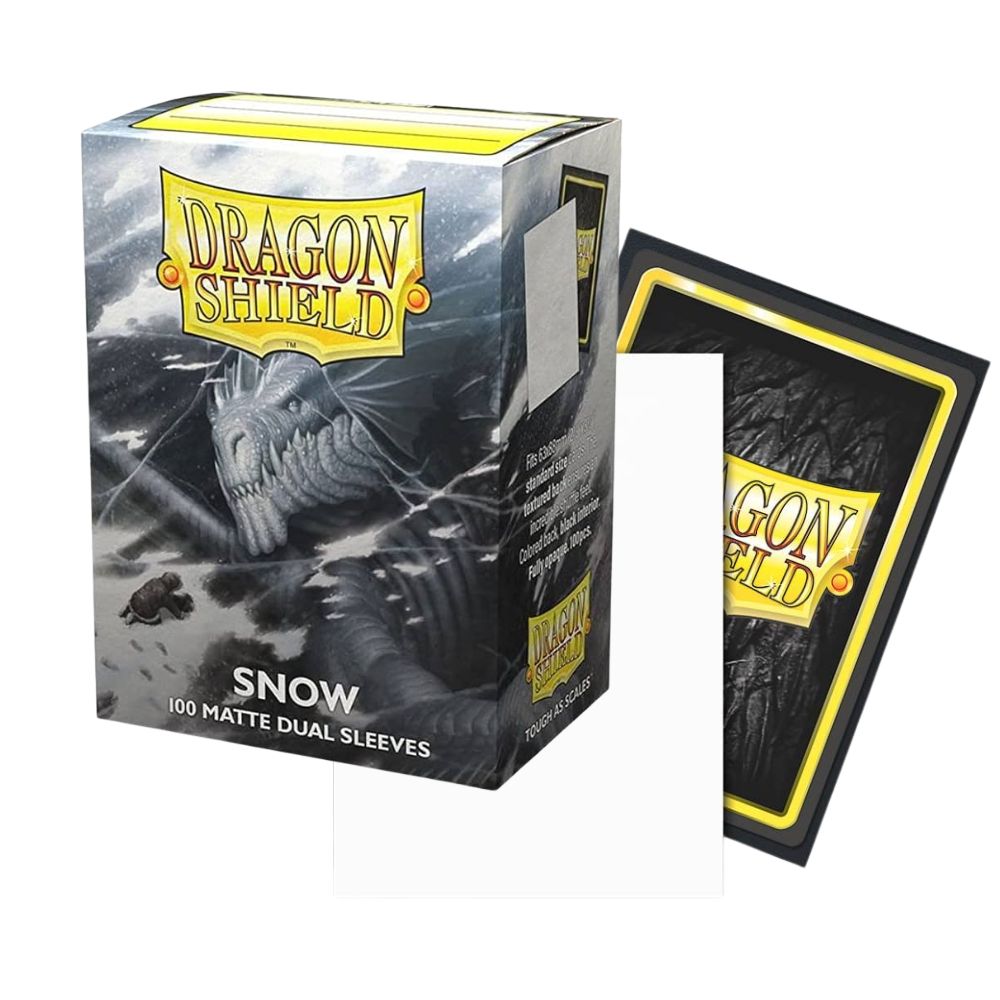 Dragon Shield Snow Matte Dual Sleeves