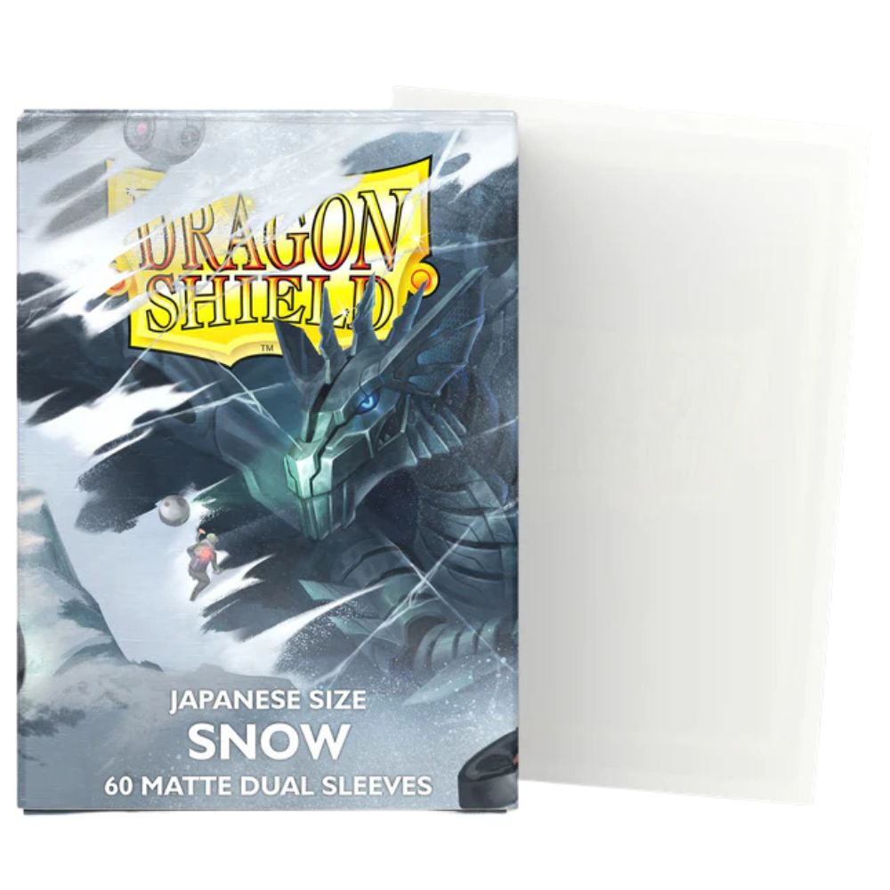 Dragon Shield Japanese Size Snow Matte Dual Sleeves