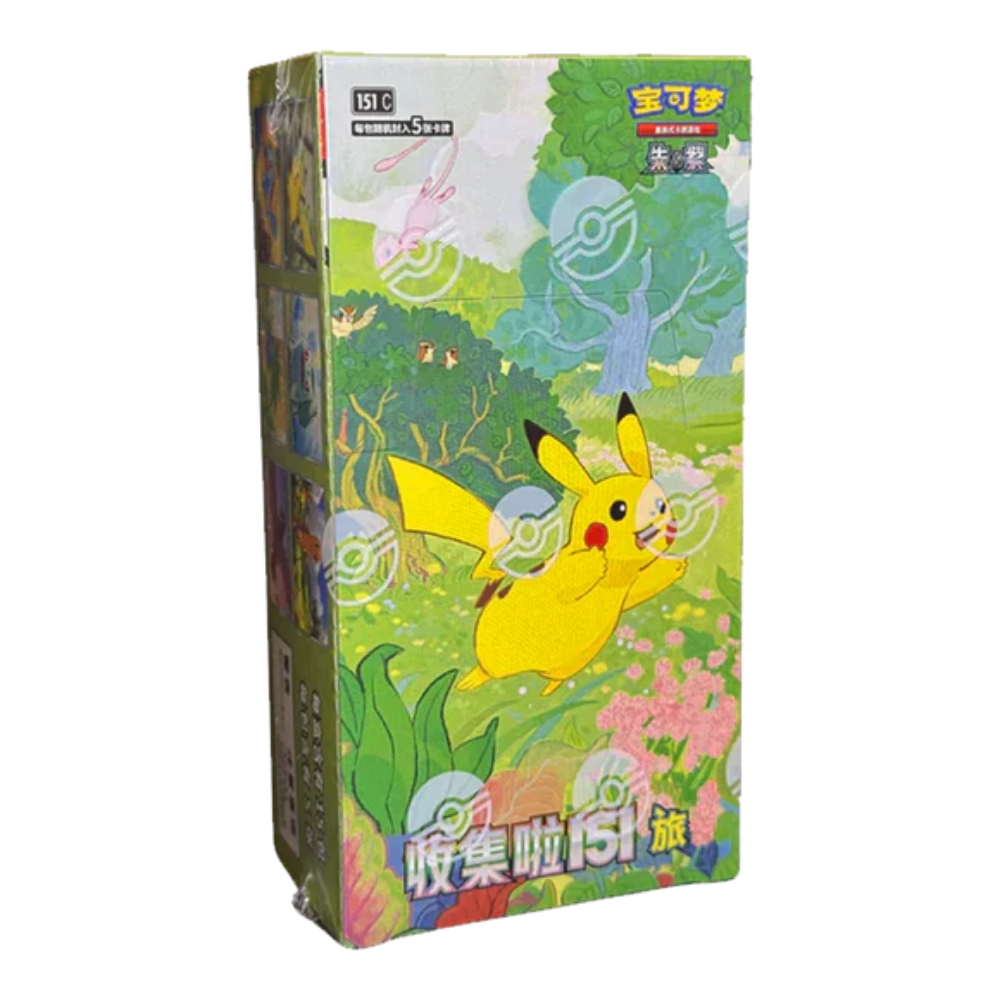 Simplified Chinese Pokemon 151 Slim Booster Box