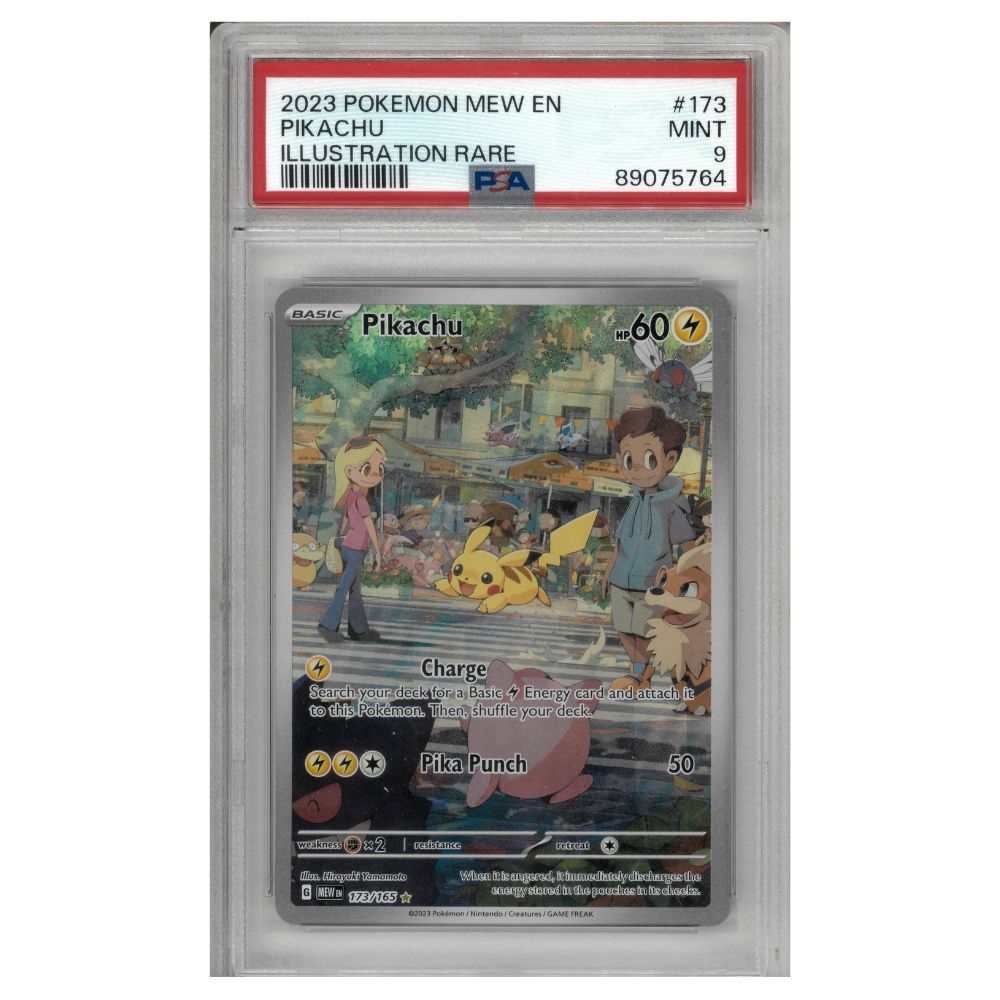Pokemon Pikachu 173 Pokemon 151 PSA 9