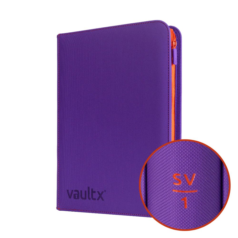 Vault X SV1 Scarlet & Violet 9 Pocket Zip Binder