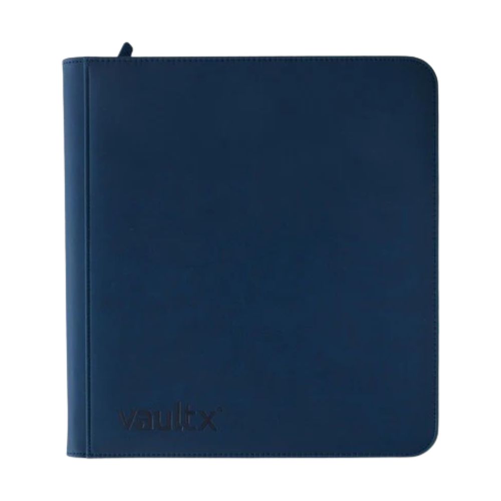Vault X 12 Pocket Royal Blue Sideloading Zip Binder