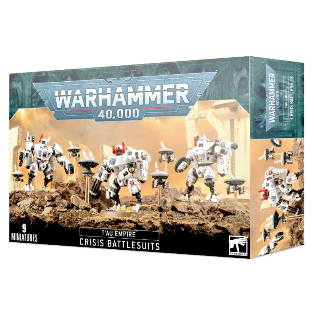 Warhammer 40k T’au Empire Crisis Battlesuits (Damaged Box)