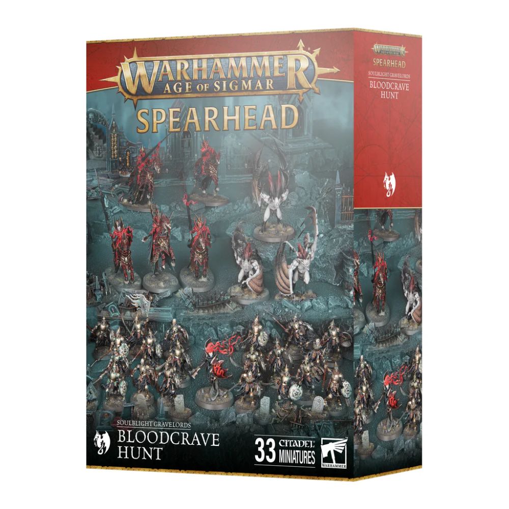 Warhammer Age Of Sigmar Spearhead Soulblight Gravelords Bloodcrave Hunt (Damaged Box)