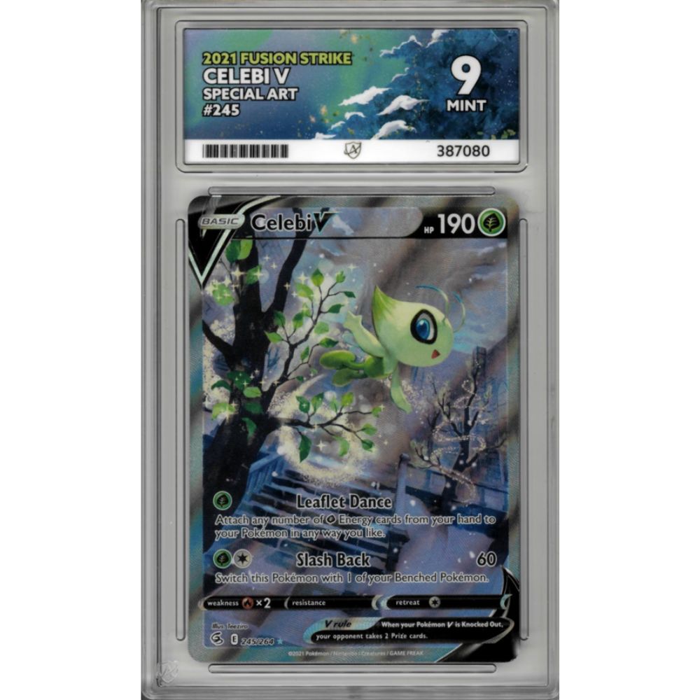 2021 Celebi V 245 Fusion Strike ACE GRADED 9