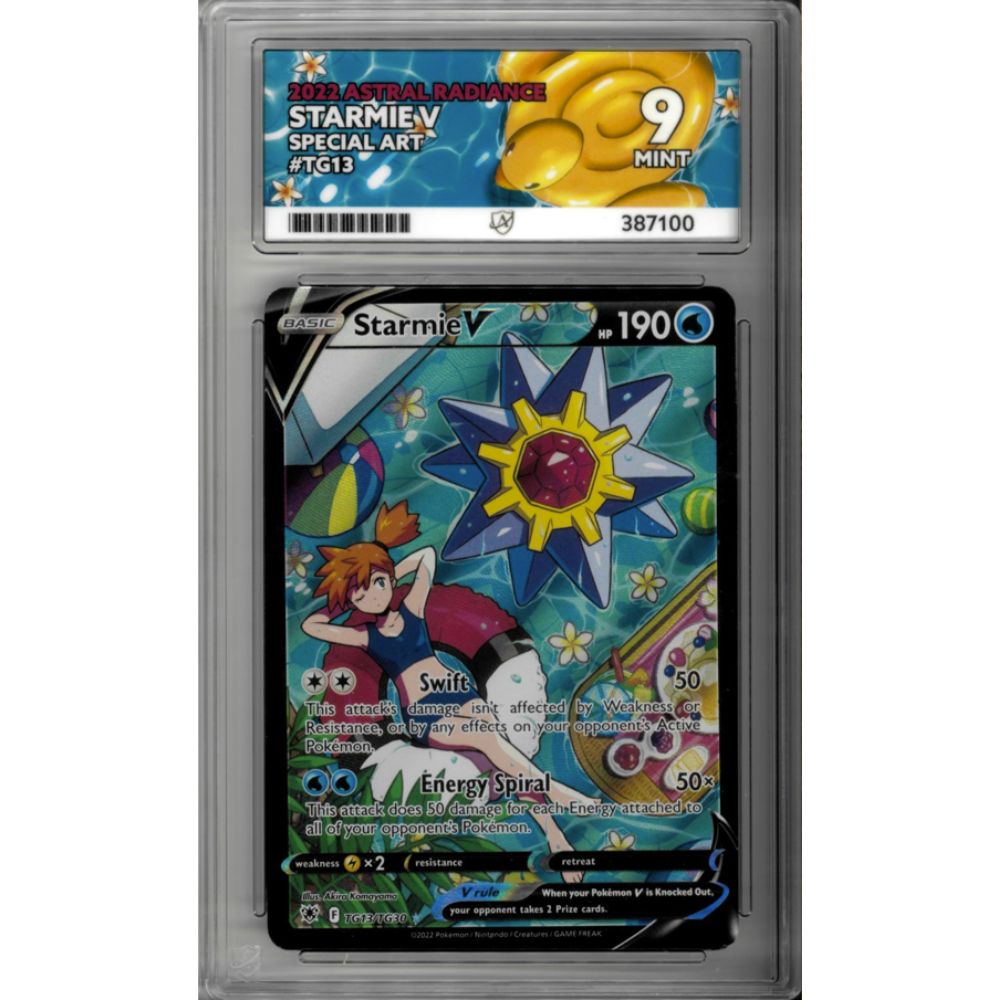 2022 Starmie V TG13 ACE GRADED 9