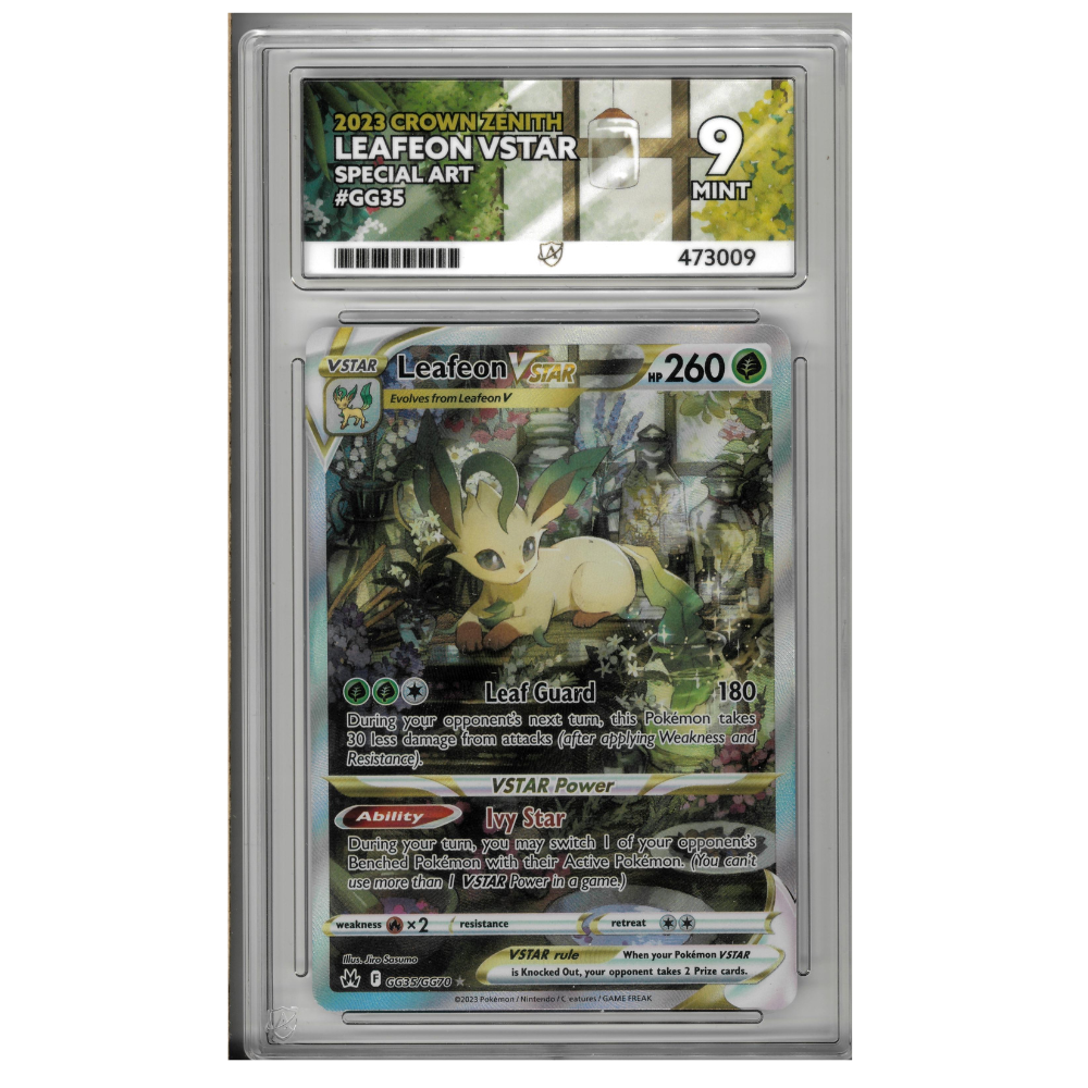 2023 Leafeon VSTAR GG35 Crown Zenith ACE GRADED 9
