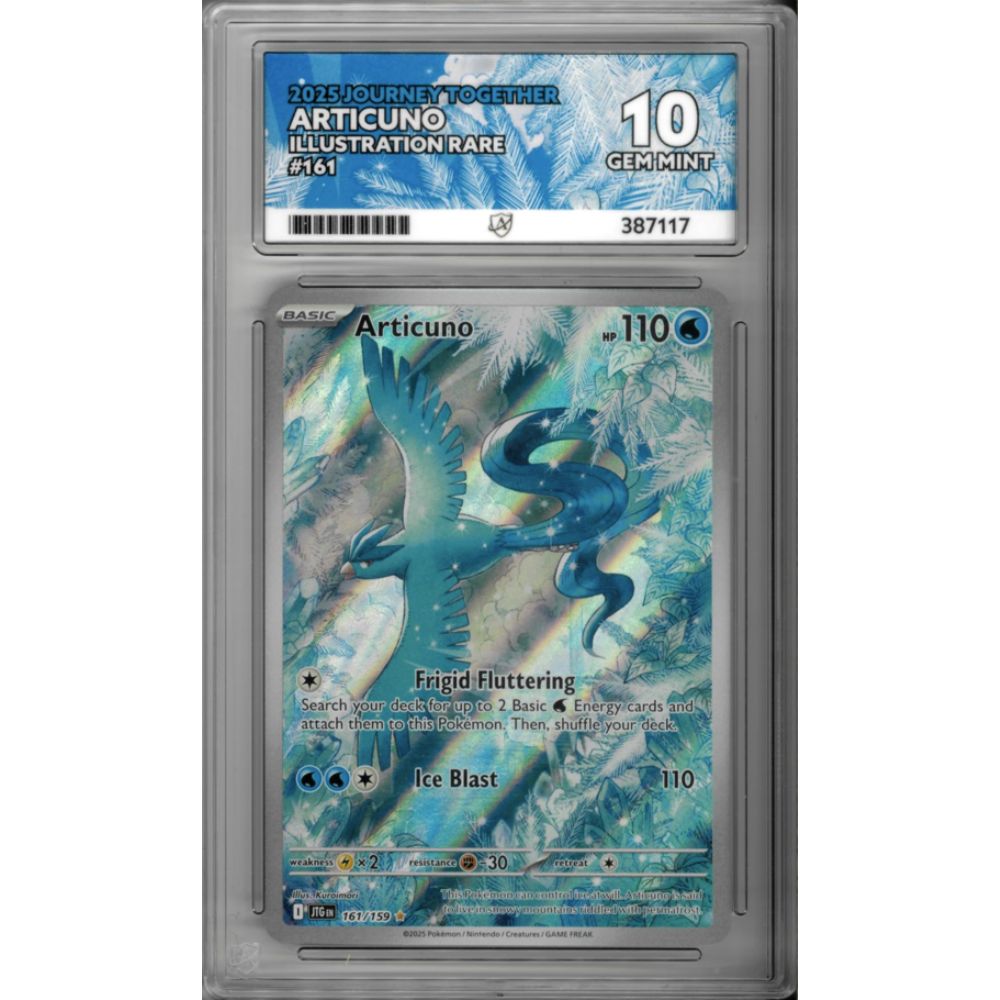 2025 Articuno 161 Journey Together ACE GRADED 10