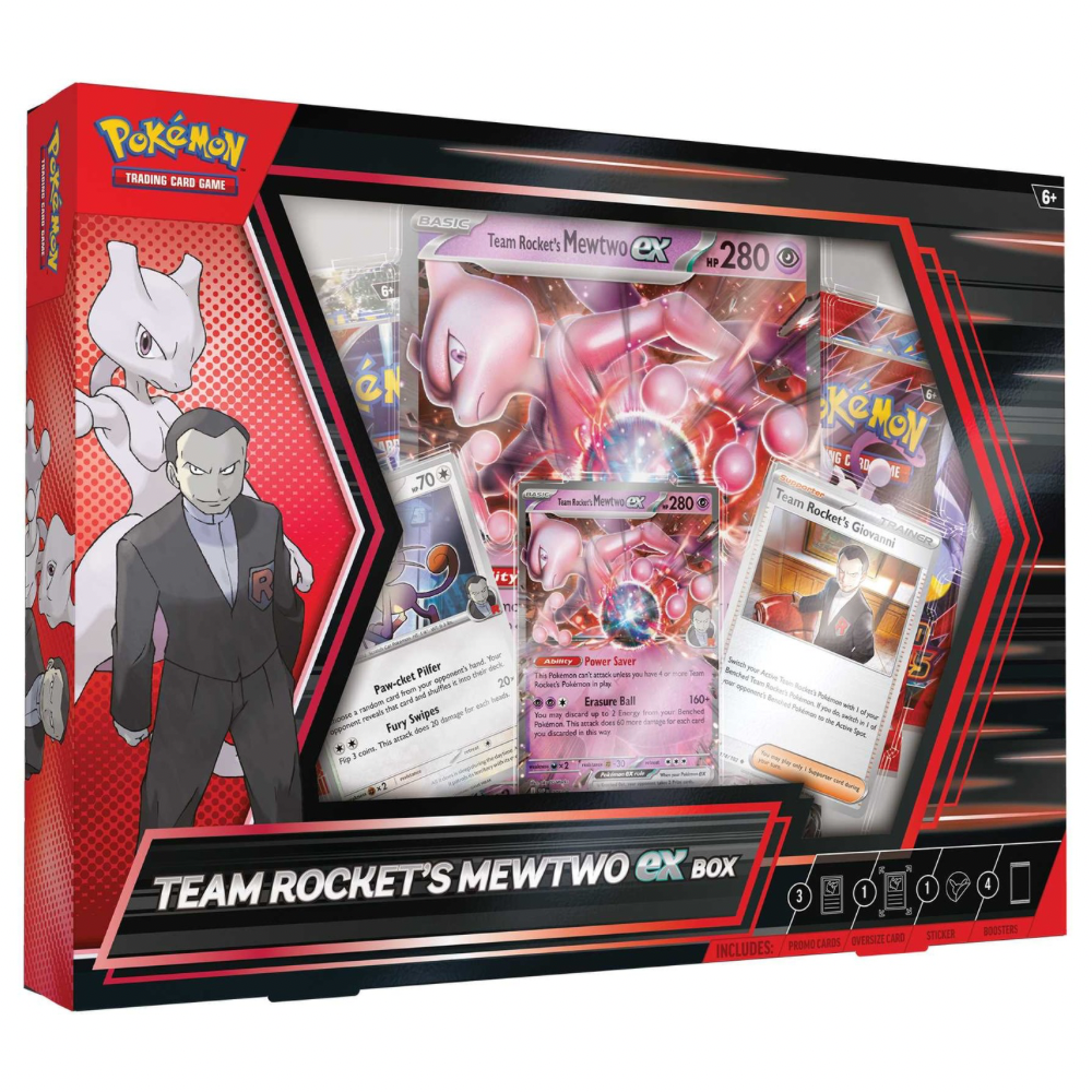 Pokemon Team Rocket's Mewtwo EX Collection Box