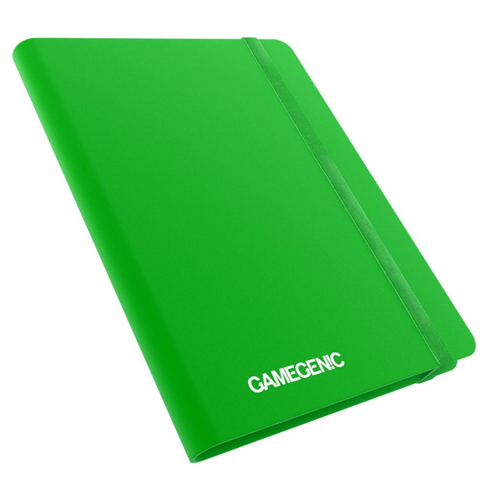 Gamegenic 18 Pocket Green Strap Binder