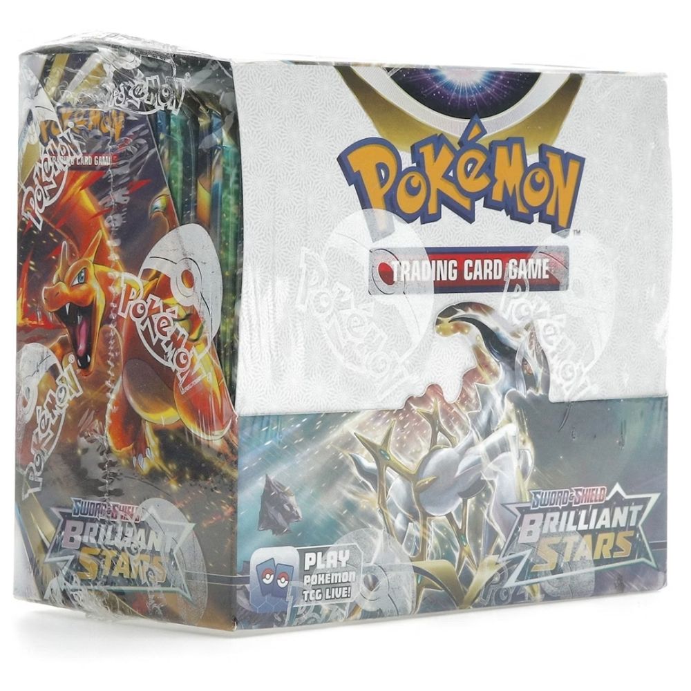 Pokemon Sword & Shield Brilliant Stars Booster Box + Acrylic Case