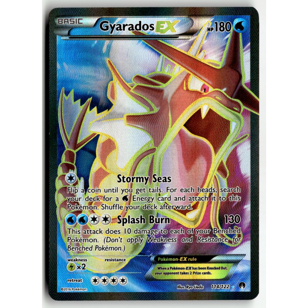 Pokemon Gyarados EX 114/122 Rare Ultra BREAKpoint MP