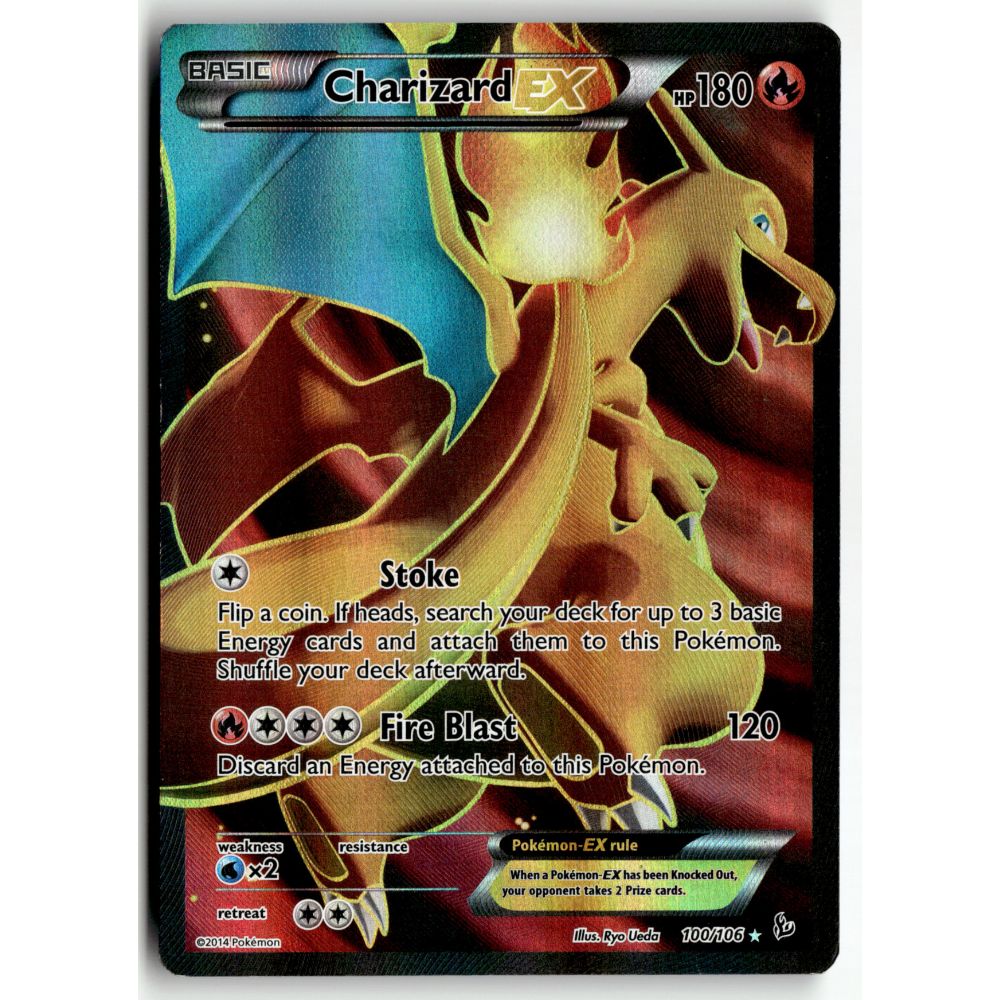 Pokemon Charizard EX 100/106 Rare Ultra Flashfire HP