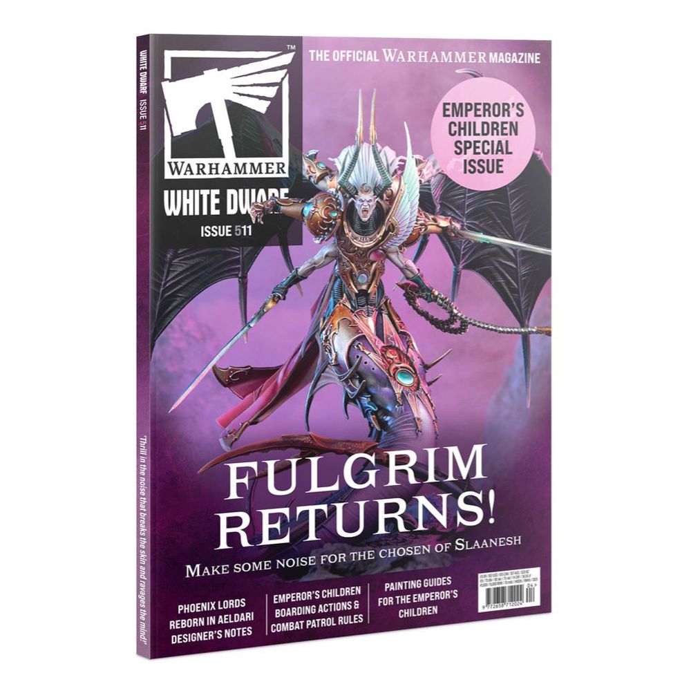 White Dwarf Magazine Issue 511 Fulgrim Returns!