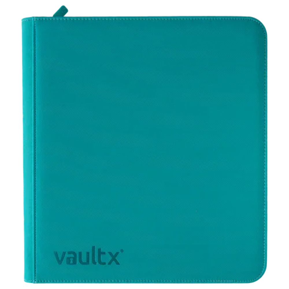 Vault X 12 Pocket Sideloading Zip Binder Teal