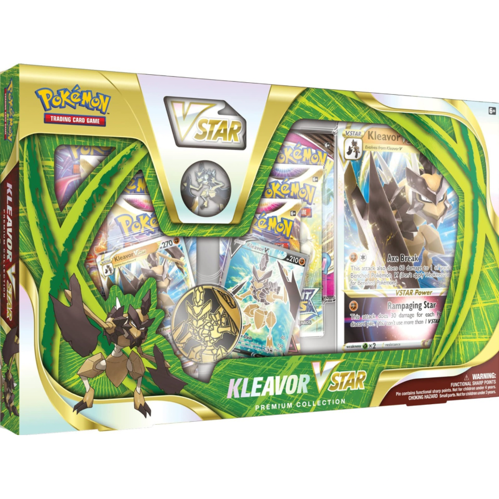 Pokemon Kleavor Vstar Premium Collection Box