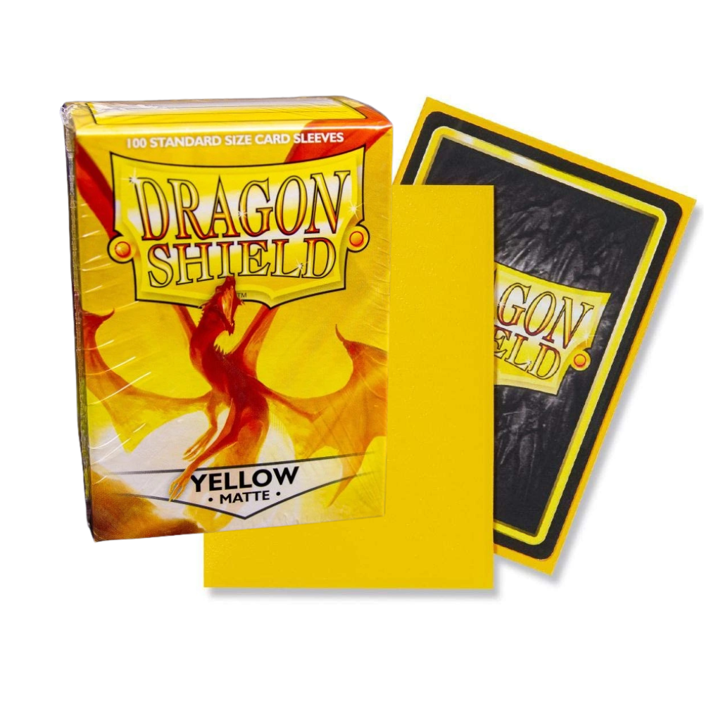 Dragon Shield Yellow Matte Sleeves