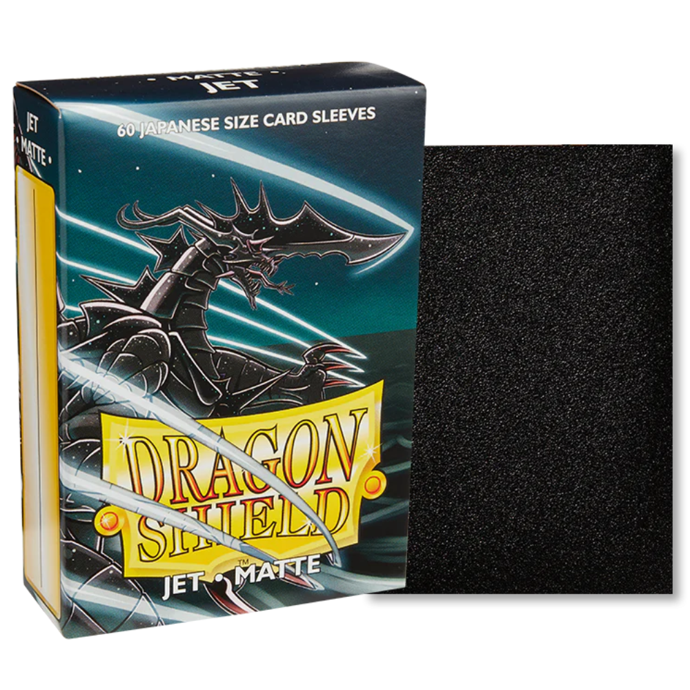 Dragon Shield Japanese Size Jet Matte Sleeves  Retroble
