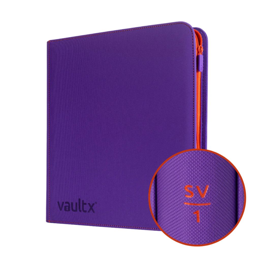 Vault X SV1 Scarlet & Violet 12 Pocket Zip Binder