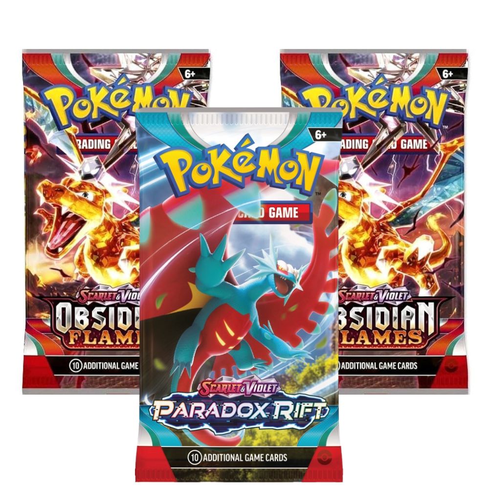 Pokemon 3 Pack Bundle OBF/OBF/PAR
