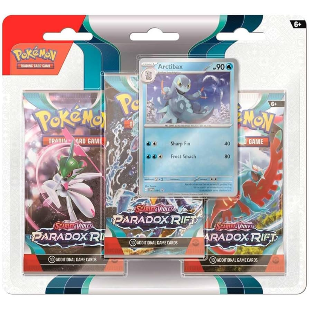 Pokemon Paradox Rift Triple Blister Pack Arctibax