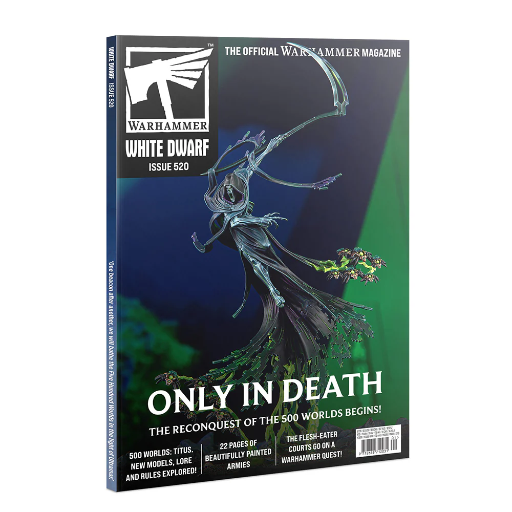 Warhammer White Dwarf Only In Death Issue 520