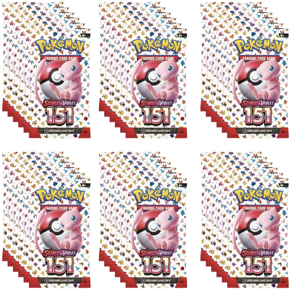 Pokemon 151 Bundle of 36 Booster Packs with Acrylic Case