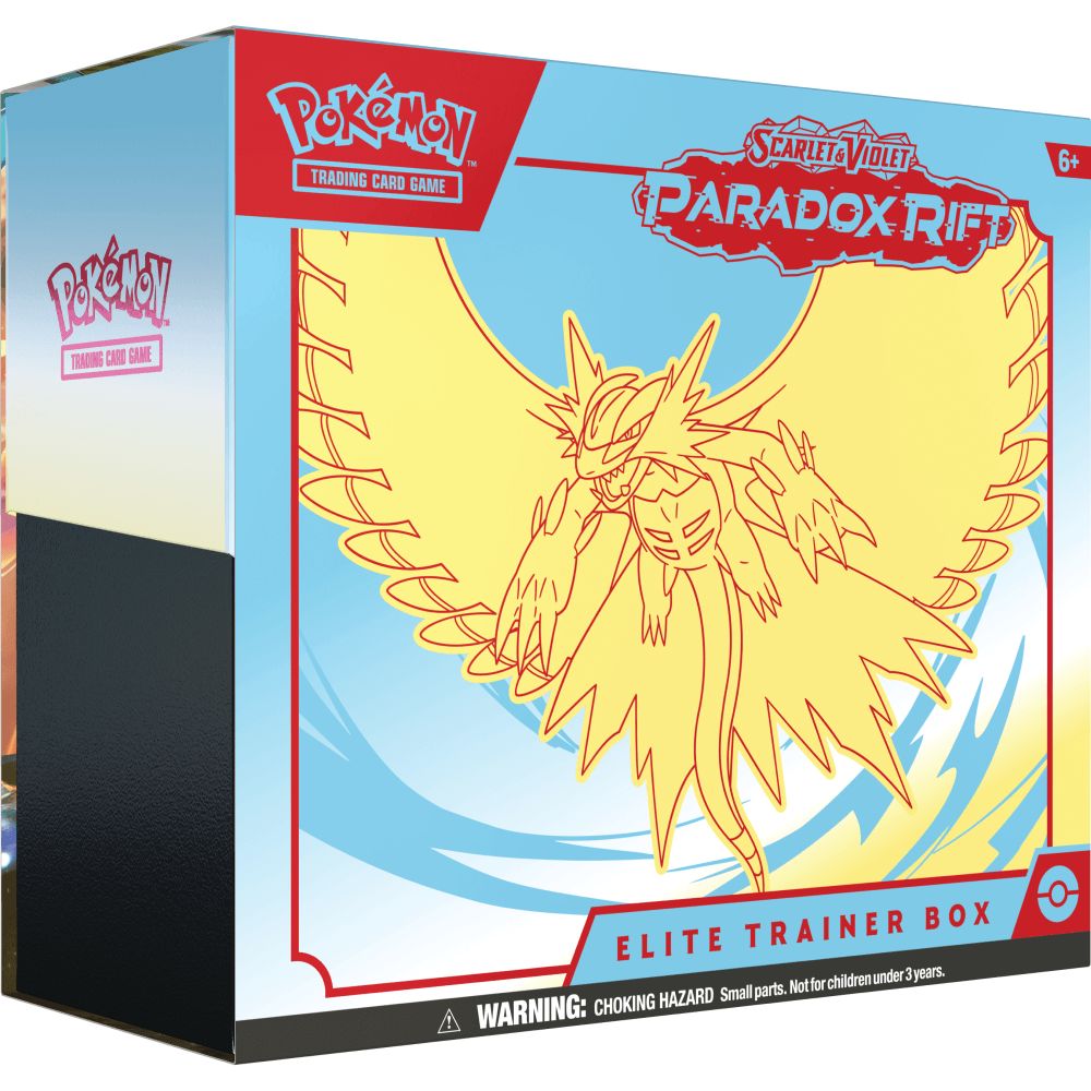 Pokemon Scarlet & Violet Paradox Rift (Roaring Moon) Elite Trainer Box