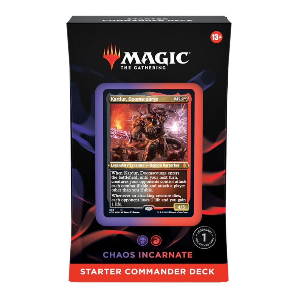 Magic The Gathering Starter Commander Deck Chaos Incarnate