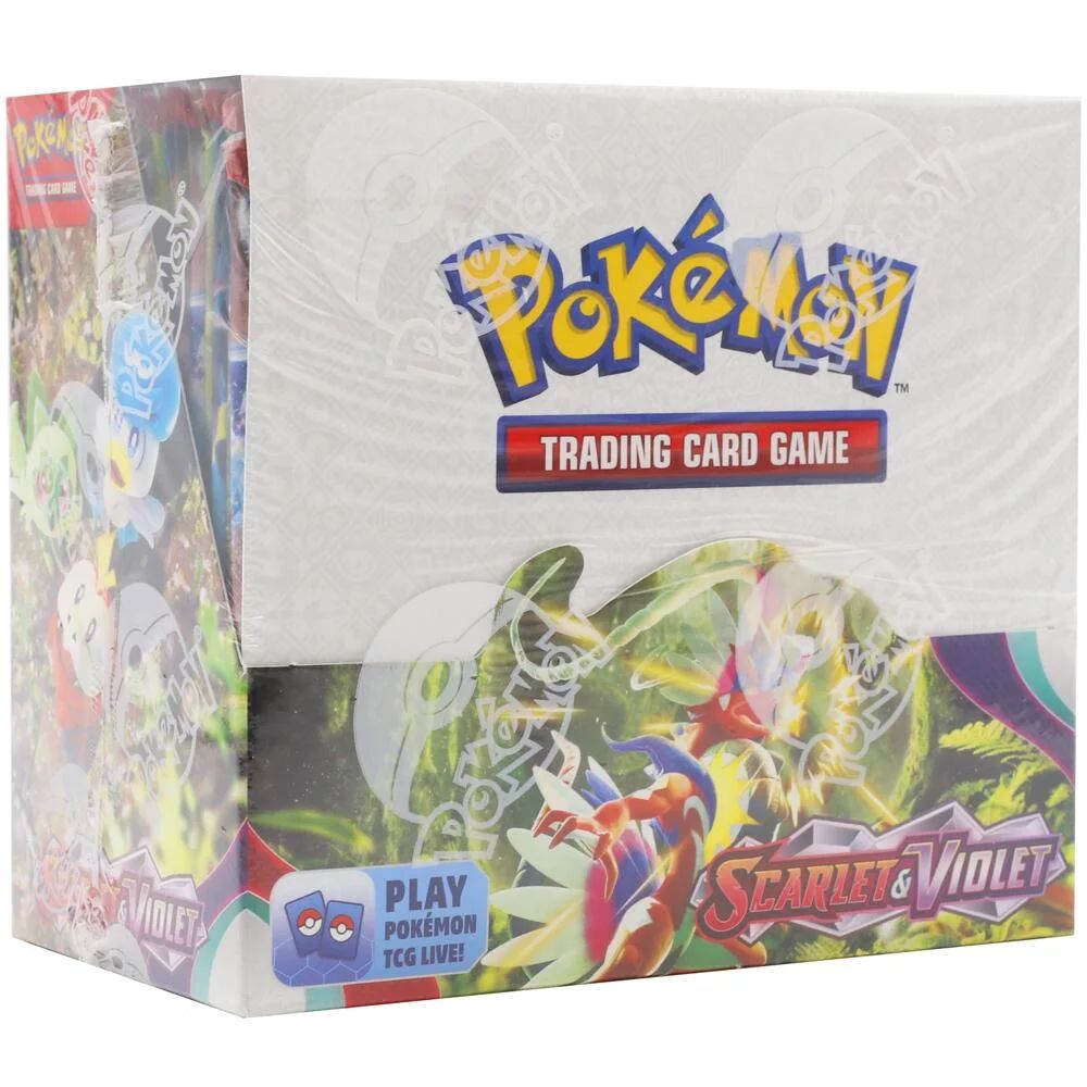 Pokemon Scarlet & Violet Base Booster Box + Acrylic Case