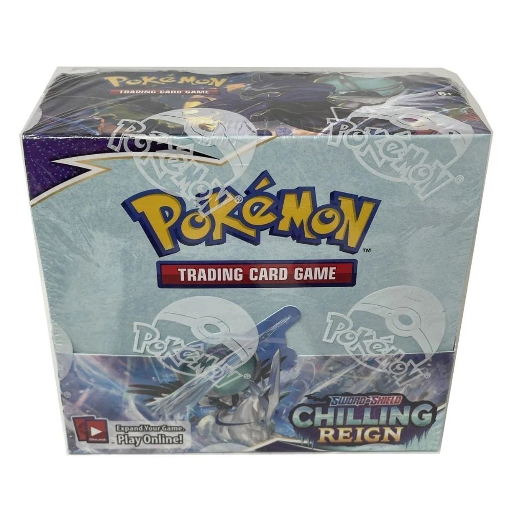 Pokemon Sword & Shield Chilling Reign Booster Box + Acrylic Case