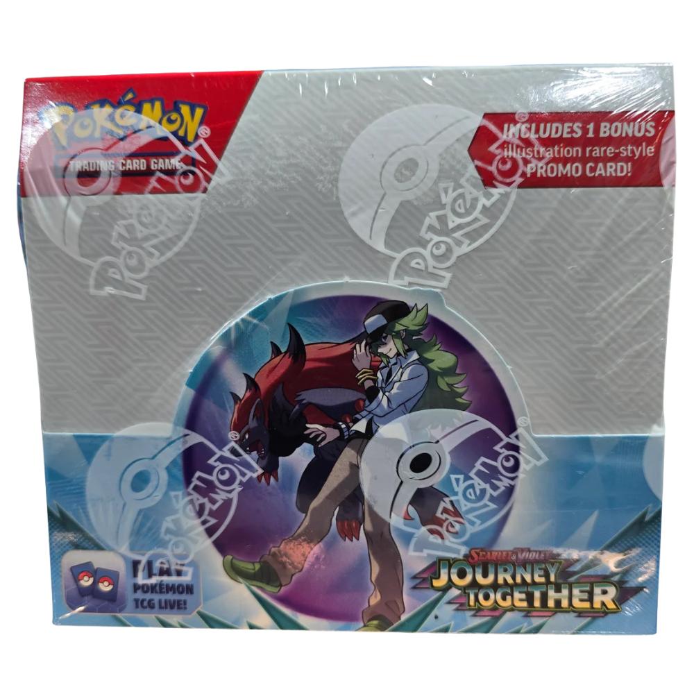 Pokemon Scarlet & Violet Journey Together Enhanced Booster Box + Acrylic Case