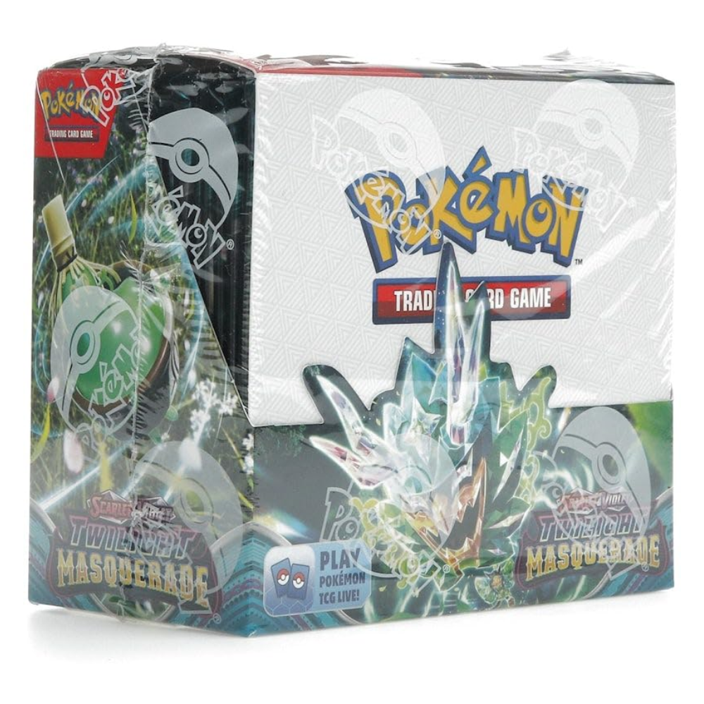 Pokemon Scarlet & Violet Twilight Masquerade Booster Box + Acrylic Case