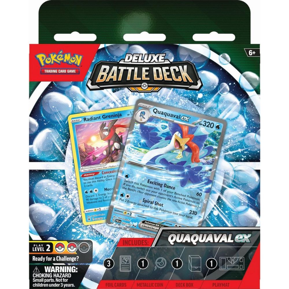 Pokemon Deluxe Battle Quaquaval Ex Deck
