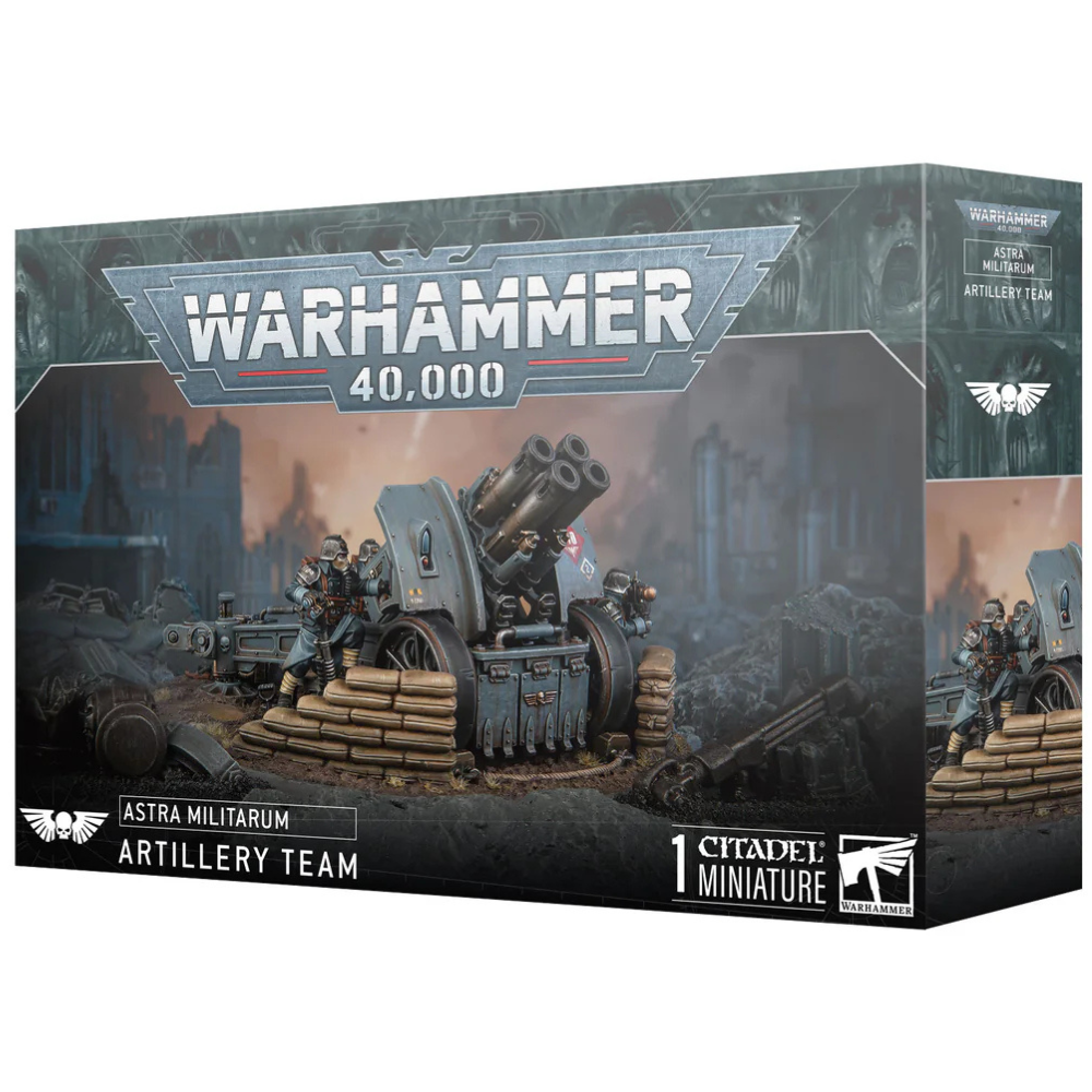 Warhammer 40k Astra Militarum Artillery Team
