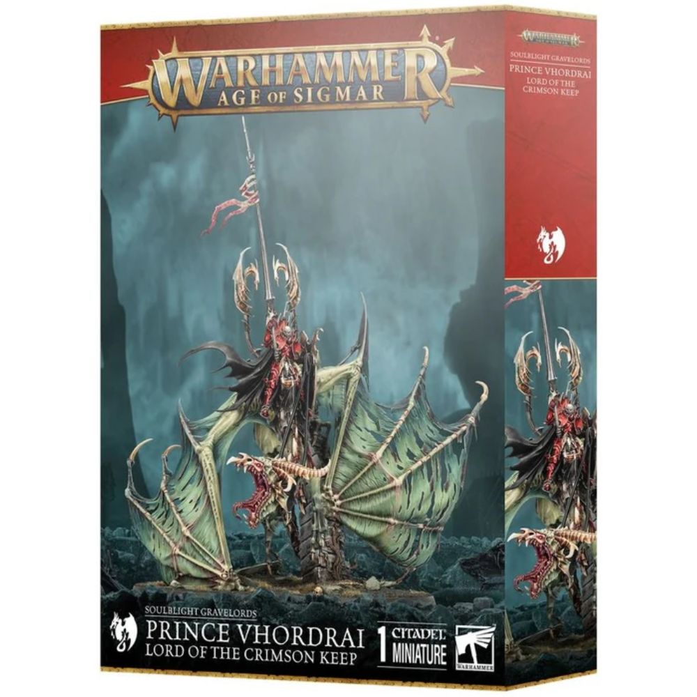 Warhammer Age Of Sigmar Soulblight Gravelords Prince Vhordrai Lord Of The Crimson Keep