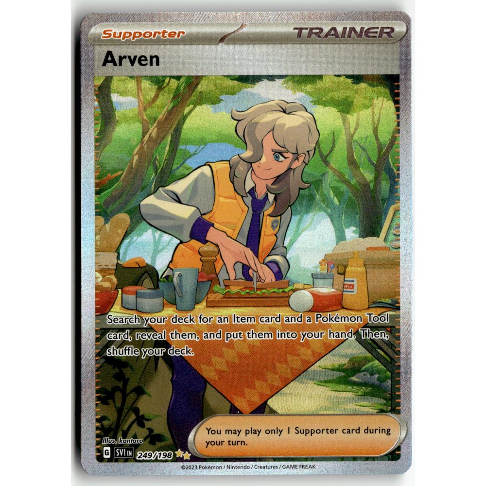 Pokemon Arven 249/198 Special Illustration Rare Scarlet & Violet NM