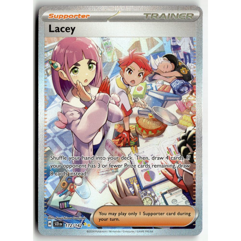 Pokemon Lacey 172/142 Special Illustration Rare Stellar Crown NM