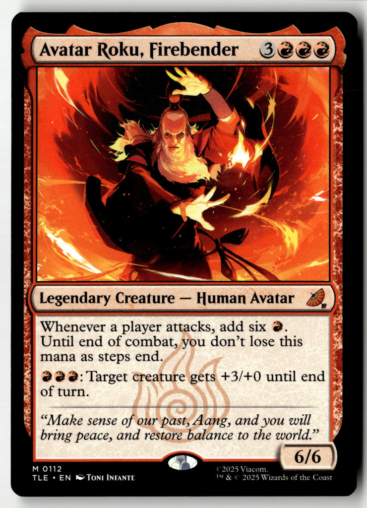 Magic: The Gathering - Avatar Roku, Firebender 112 - Avatar: The Last Airbender Eternal - Near Mint