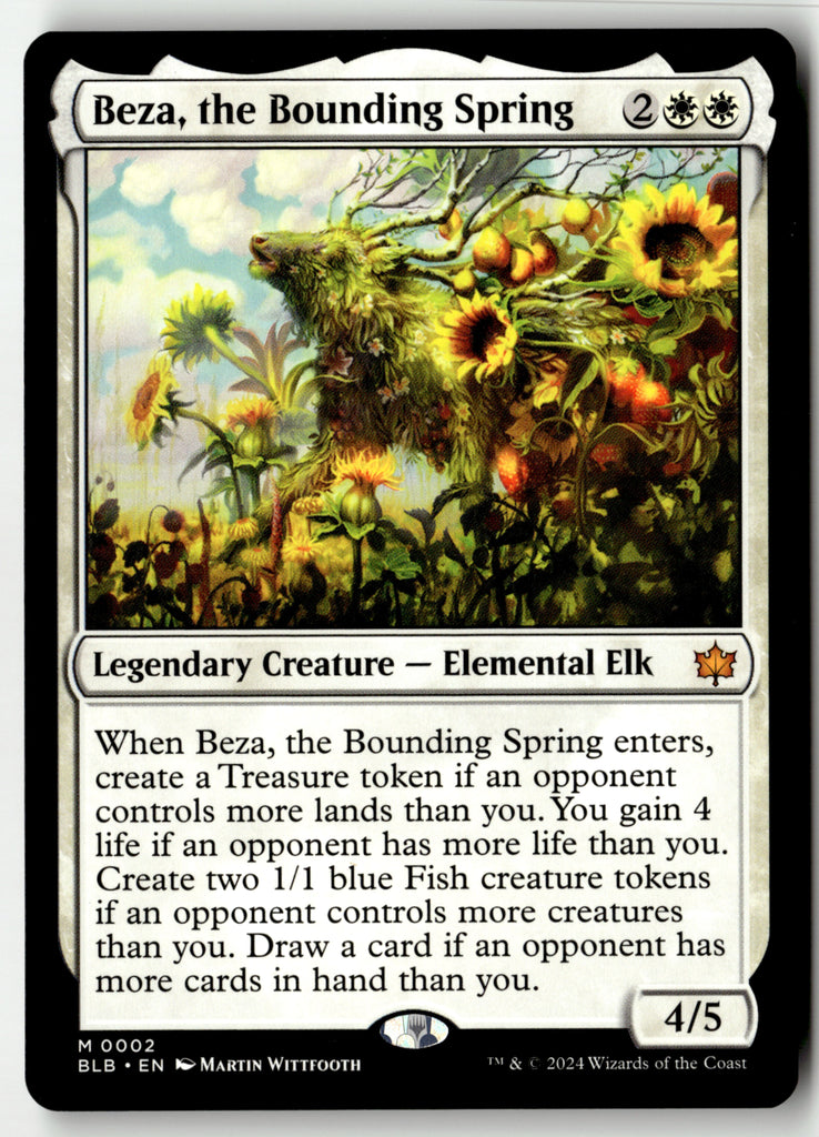 Magic: The Gathering - Beza, the Bounding Spring 2 - Bloomburrow - Near Mint