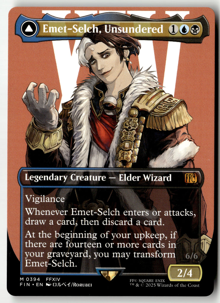 Magic: The Gathering - Emet-Selch, Unsundered 394 - Final Fantasy - Near Mint