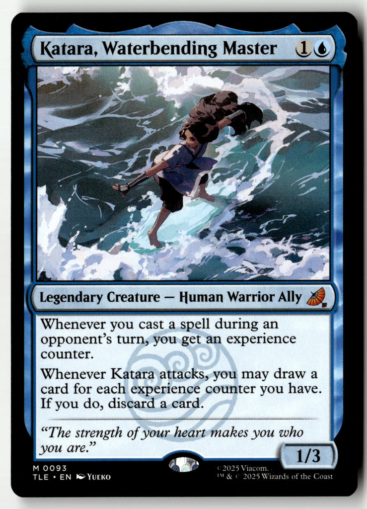 Magic: The Gathering - Katara, Waterbending Master 93 - Avatar: The Last Airbender Eternal - Near Mint