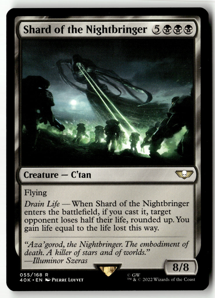Magic: The Gathering - Shard of the Nightbringer 55 - Warhammer 40,000 Commander - Near Mint