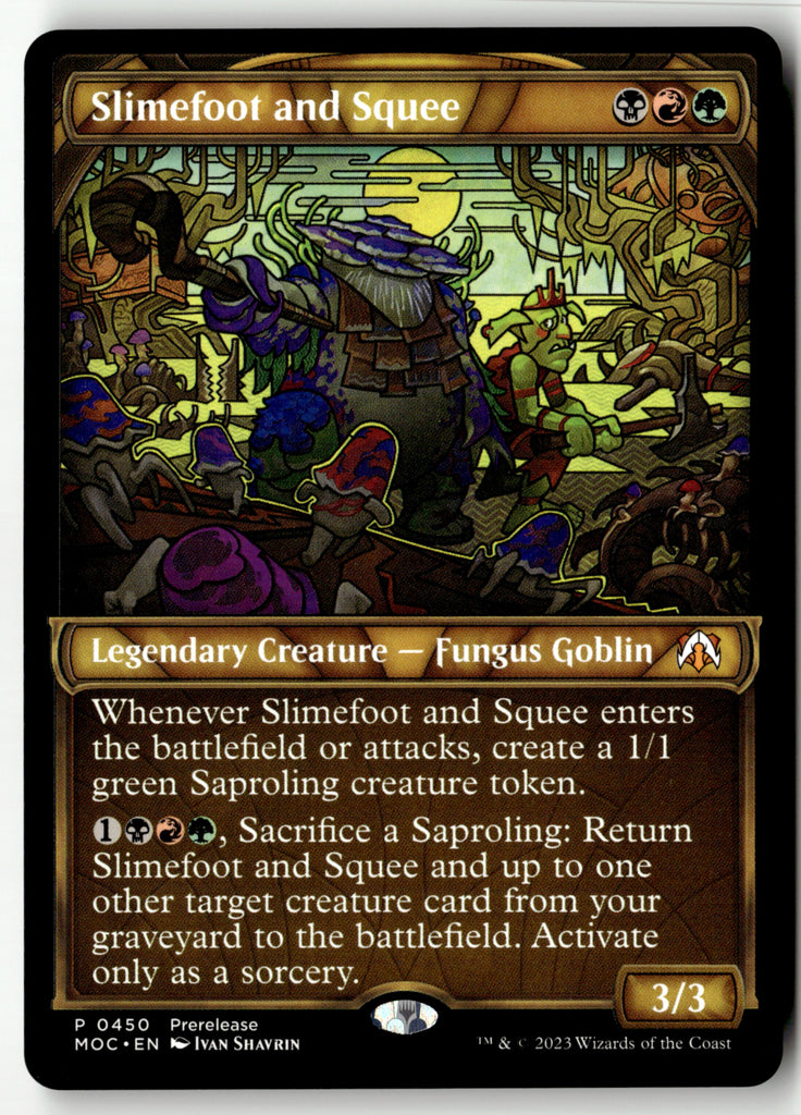 Magic: The Gathering - Slimefoot and Squee 450 - March of the Machine Commander - Near Mint